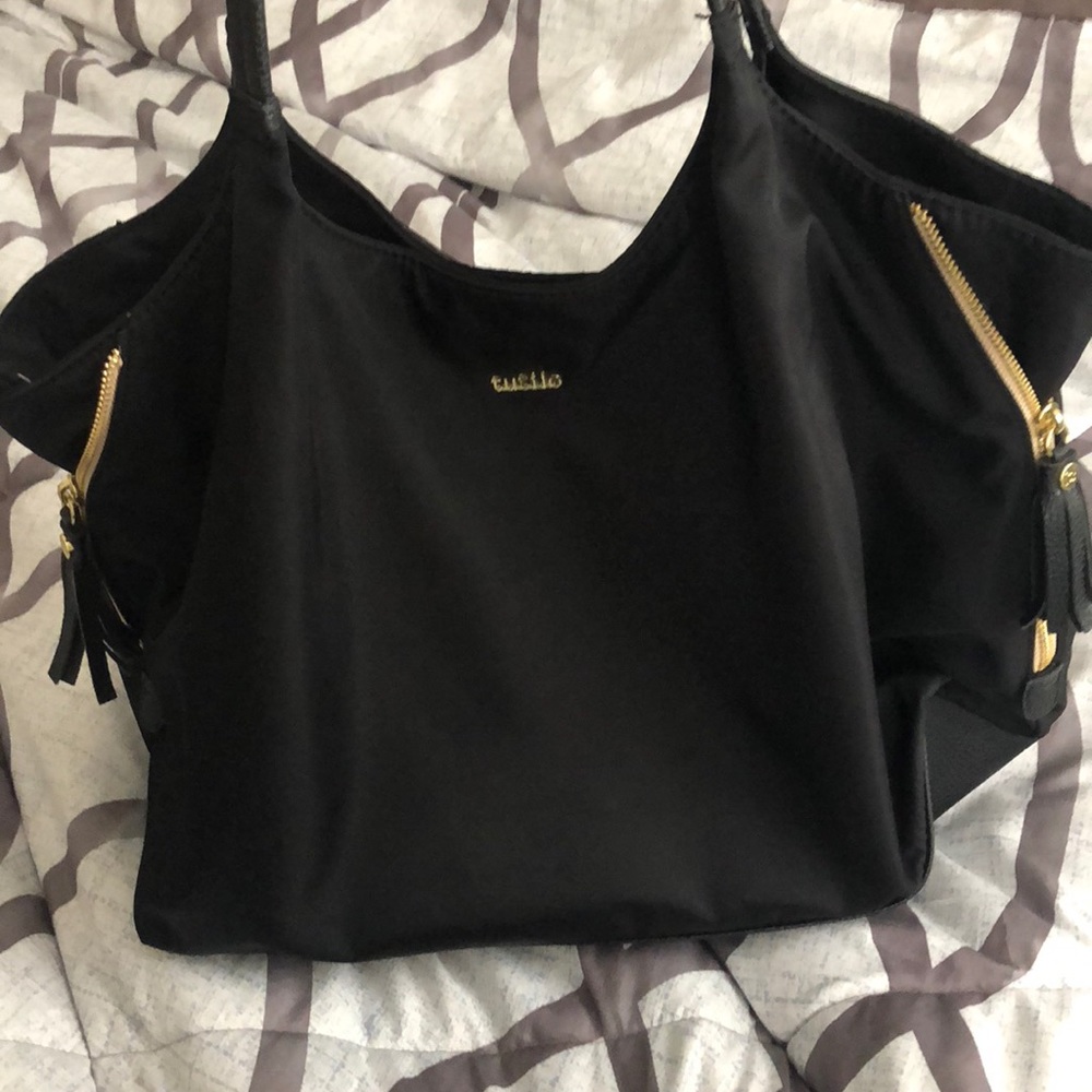 Black Tote with Laptop Compartment